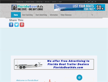 Tablet Screenshot of floridaboatads.com